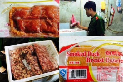 Thận trọng với vịt hun khói Trung Quốc không nhãn mác